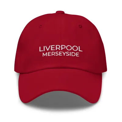 $29.80 • Buy Liverpool Merseyside Design Embroidered Dad Hat Soccer Football Cap