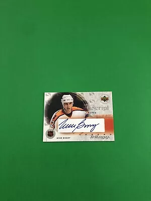2003-04 Upper Deck Trilogy Scripts 3 Mike Bossy Auto Hard Signed • $47.07