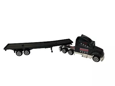 Motor Max Semi Cab Tractor 3  Diecast Scale Model USA Stars With Trailer • $11.60