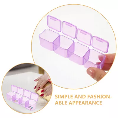  Multi-grid Accessories Storage Holder Nail Organizers And Art Box Diamond • £12.28