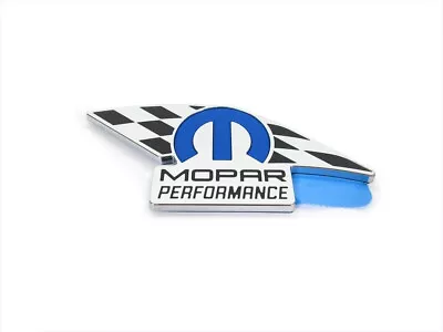 $41.99 • Buy Mopar Performance Dodge Jeep Chrysler Decal Emblem Nameplate Oem Genuine New