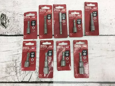 ACE Magnetic Nutsetter Nut Driver 1/4  5/16  3/8   7/16  Drive A55 Buy More Save • $1.89