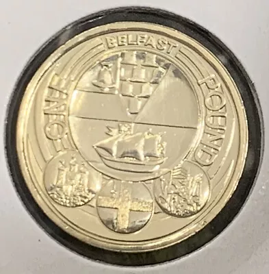 2010 Belfast BUNC £1 One Pound Coin Capital Cities Brilliant Uncirculated • £10.95