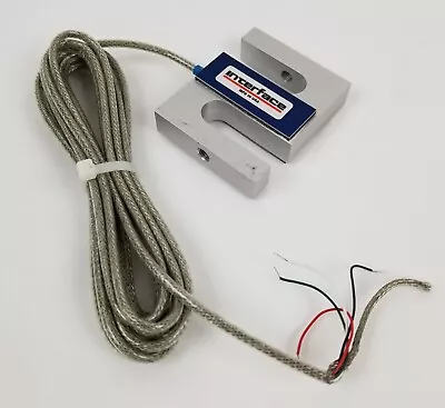 Interface SSM-AJ-150 Load Cell Sealed Mini S-Type Sensor 150 Lbf 10' Cable NEW • $349.87