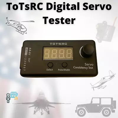 Digital Servo Tester / ESC Consistency Tester For RC Helicopter Aircraft Car • $9.99