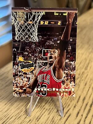 Michael Jordan 1993-94 Topps Stadium Club Basketball Frequent Flyer # 181 • $4.99