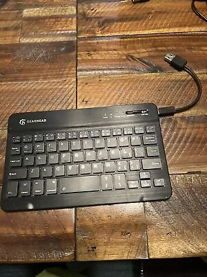 GearHead Slim Bluetooth Mini Wireless Keyboard KB7000UNV 8 X5  • $15.99