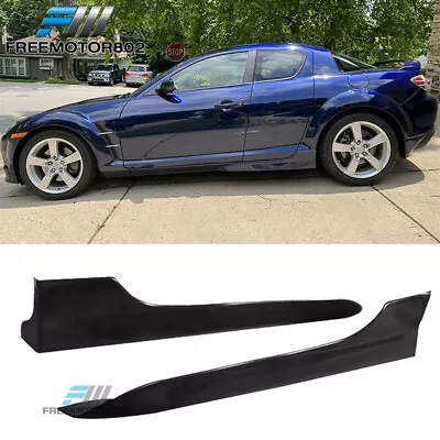 Fit 04-10 Mazda RX8 OE Style  PU Side Skirts Rocker Pannel Pair • $105.98