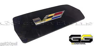 Cadillac CTS & CTS-V Coupe Rear Cup Holder Cover WITH Embedded V Emblem • $172.99