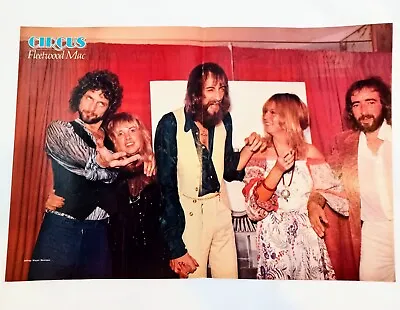 Fleetwood Mac Rumors Era~vintage 1977 Circus Magazine Centerfold Poster Pinup • $14.95