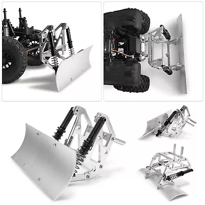 RC Snow Plow Sand Shovel Tool Metal For 1:10 Axial SCX10 Crawler 90046 TRX4 Part • $50.99