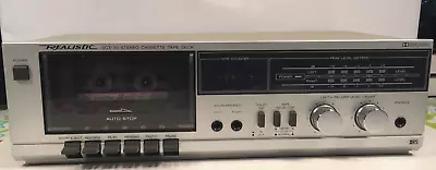 Vintage Realistic SCT-35 Stereo Cassette Tape Deck Player Recorder - Tested • $34.99