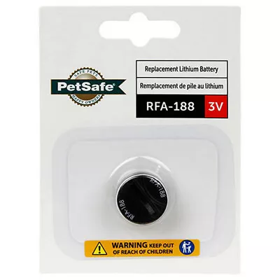 2 X Petsafe Anti Pet Bark Electric Fence Dog Collar Replacement Battery RFA-188 • $44.95