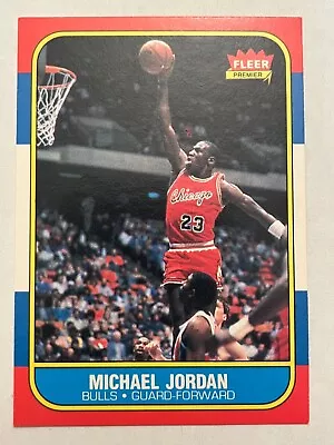 1986 Fleer Michael Jordan RAW EX/NM *Ready To Be Graded* • $4000