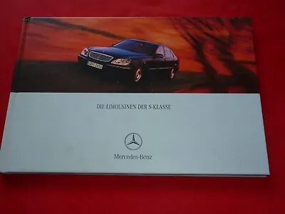 Mercedes W220 S-Class S 320 CDI-S 55 AMG Hardcover Brochure From 2002 • $10.69
