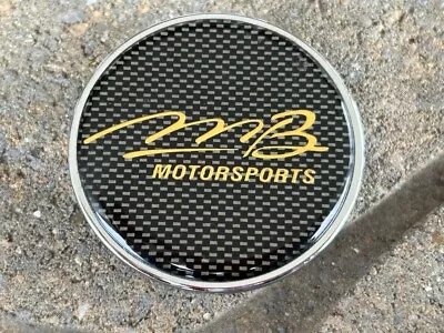 Mb Motorsports Custom Wheel Center Cap Checkered Black Chrome Finish C-062 • $18.50