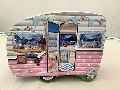 Caravan Shaped Biscuit Tin • £4.50