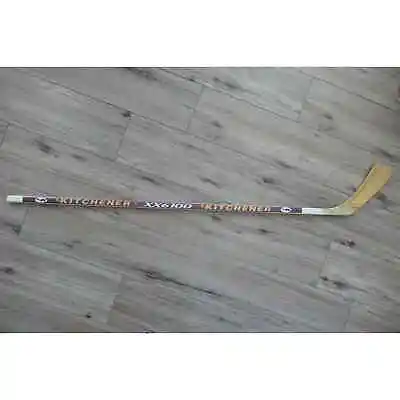Vintage NEW OLD STOCK Kitchener Wooden Hockey Stick XX6100 Left PP22 66.5  • $127.49