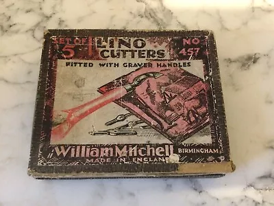 Vintage Lino Cutters - William Mitchell • £15.98