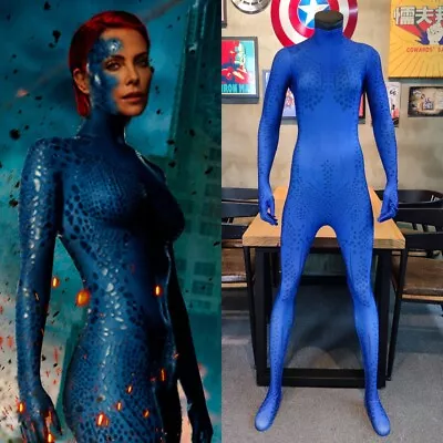 X-Men Costume Cosplay Mystique Bodysuit For Kids Adult Handmade • $63.89