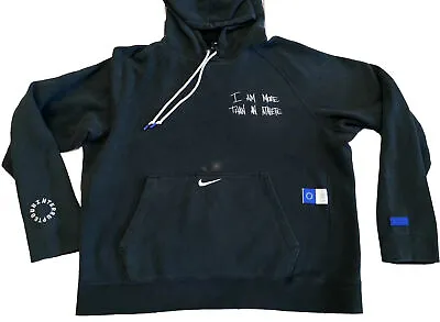 Nike X UN Lebron James More Than An Athlete Hoodie Center Swoosh Rare Sz Large • $39.97