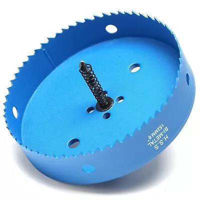 6 Inch Bi-Metal Hole Saw For Wood 150mm Hole Cutter For Recessed Lights 32m... • $27.44