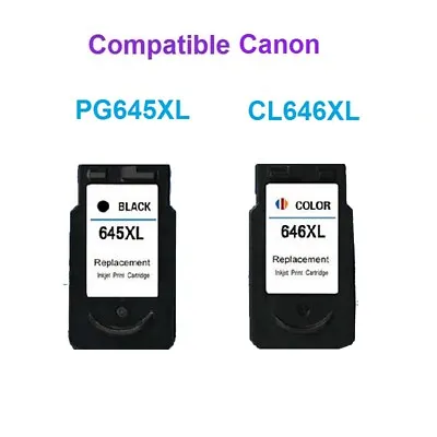 1 SET PG645XL CL646XL PG-645XL CL-646XL 2B+1C Compatible For Conon PIXMA MG2965 • $84.90