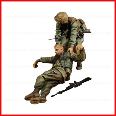 1/35 Resin Figure Model Kit Vietnam War US Soldiers Unpainted Unassambled • £17.96