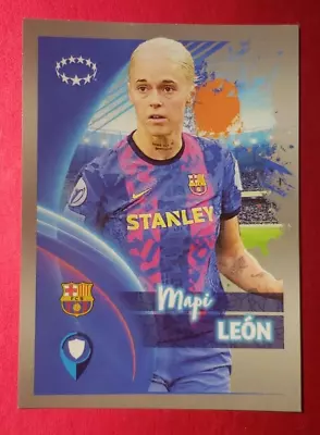 Mapi Leon Sticker #542 Barcelona - 2022-23 Topps UEFA Champions League • $6.99