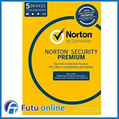 Norton 360 Standard Internet Security Antivirus 2 3 5 Devices MAC Windows 2023 • $28.50