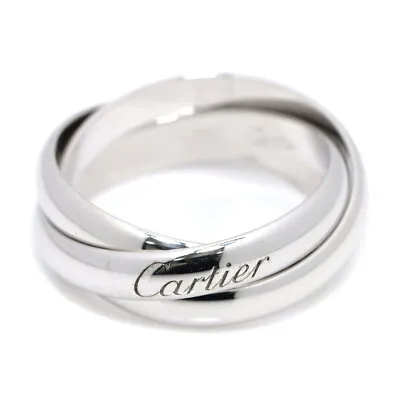 £586.32 • Buy Cartier Trinity Ring 18K White Gold 750 Size53 6.25-6.5(US) 90189094