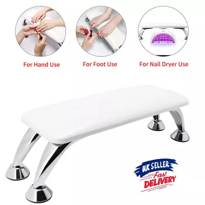 Nail Art Beauty Cushion Pillow Hand Holder Arm Rest Support Manicure Stand UK • £21.85