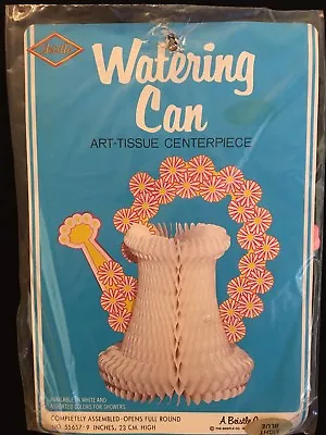 Beistle Vintage 1981 (Light Blue) Watering Can Wedding Shower Table Decoration • $9.99