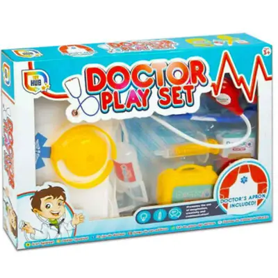 Role Play Set Doctor Kids Medical Kit Toy Plastic For Age 3+ Kids Set Of 8 • £6.99