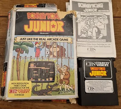 Donkey Kong Junior ColecoVision CBS - Boxed With Manual • £19