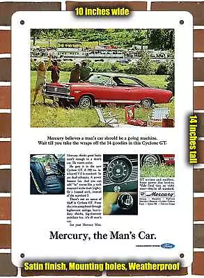 Metal Sign - 1967 Mercury Cyclone GT _2- 10x14 Inches • $24.61