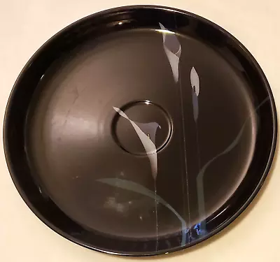 Mikasa Galleria Opus Black Serving Dip Platter 14.25  Discontinued • $39.95