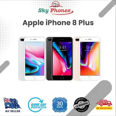 Apple IPhone 8 Plus [64GB/128GB/256GB] Unlocked Smartphones - Au Seller - As New • $265