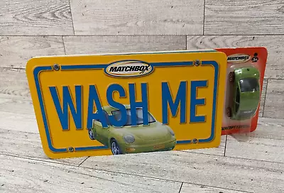 Matchbox 2000 Wash Me Book W/Car VW Volkswagen Concept 1 Beetle • $11.99