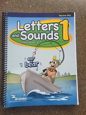 Abeka Homeschool Letters And Sounds Grade 1 Teachers Key • $30