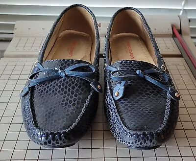 Marc Joseph Cypress Hill Navy Blue Driving Heal Loafers Women’s Size 7.5B • $19.50