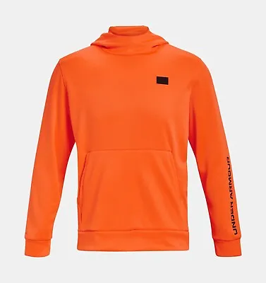 Under Armour Men’s Blaze Orange/Black UA Storm Kangzip Hoodie-Our Price: $45.95 • $45.95