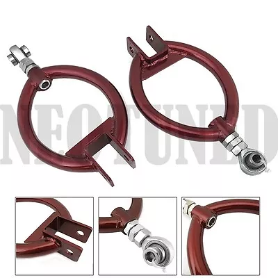 Red Fits 89-94 240sx 180sx S13 300zx Z32 Adjustable Rear Camber Arm Ruca Set Kit • $89