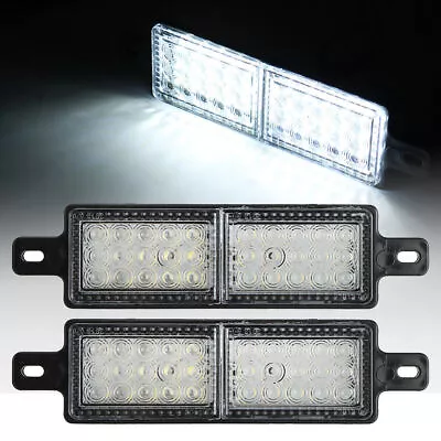 2x White 30 LED Front Indicator Park Lights For TJM Bullbar Marker Lamp ARB Bar • $38.49