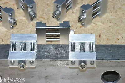 Set Of 2 Aluminum Machine Shop Vise Stops For Cnc Or Manual Work Or Hobby • $15.95