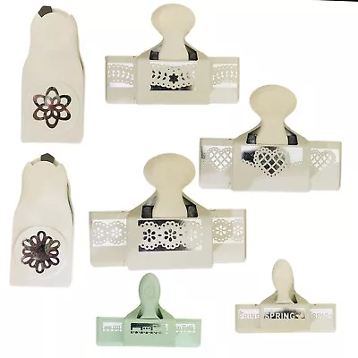 Martha Stewart Crafts Paper Punches Large Edge Punch Around Lattice Heart Train • $79.99