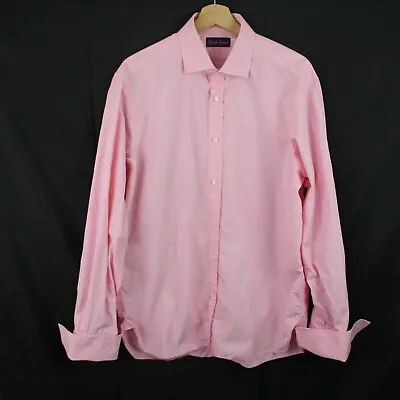 Ralph Lauren Purple Label Mens French Cuff Shirt Size XL 100% Cotton • $81.23