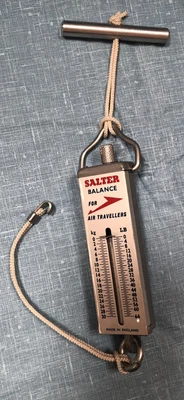 £3 • Buy Vintage Salter, Model 3, Balance Scale For Air Travellers, Up To 30 Kg/66 Lb.