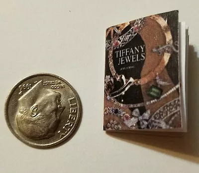 Miniature Dollhouse  Barbie 1/12 Scale Book Jewelry Cartier  Tiffany Faberge • $2.99