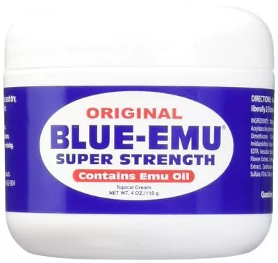 $20.42 • Buy Blue Emu Topical Cream Original Emu Oil Sore Muscle Fast Relief Soothing 4oz